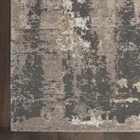 Photo of Cream Black and Gray Abstract Area Rug