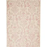 Photo of Cream Damask Power Loom Area Rug