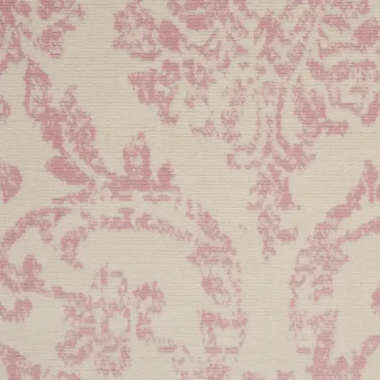 Cream Damask Power Loom Area Rug Photo 9