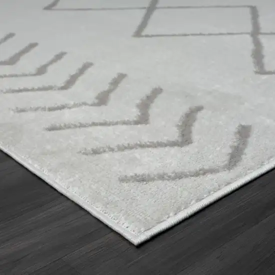 Cream Diamond Area Rug Photo 4