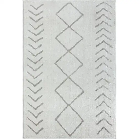 Cream Diamond Area Rug Photo 1