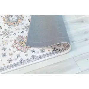 Photo of Cream Floral Area Rug