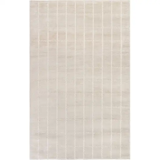 Cream Geometric Area Rug Photo 1