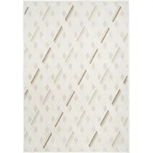 Photo of Cream Geometric Area Rug