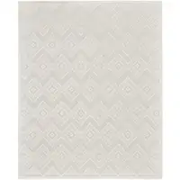 Photo of Cream Geometric Flatweave Area Rug