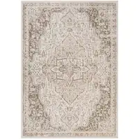 Photo of Cream Medallion Power Loom Area Rug