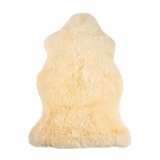 Cream New Zealand Natural Sheepskin Rug Photo 8