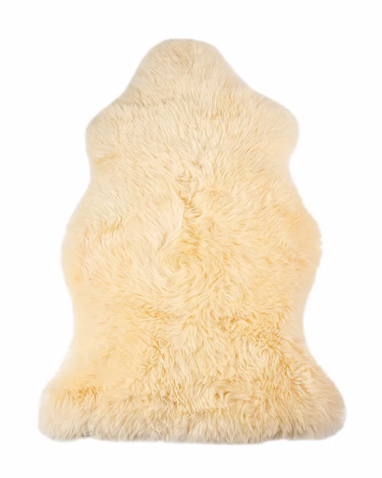 Cream New Zealand Natural Sheepskin Rug Photo 2