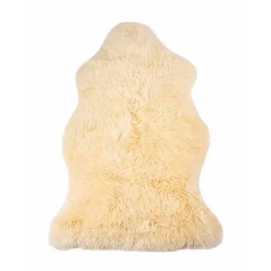 Cream New Zealand Natural Sheepskin Rug Photo 2