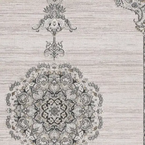 Cream Oriental Area Rug Photo 3