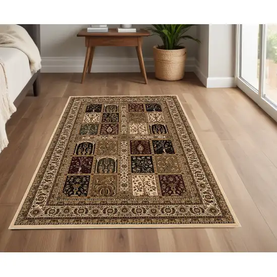 Cream Oriental Area Rug Photo 1