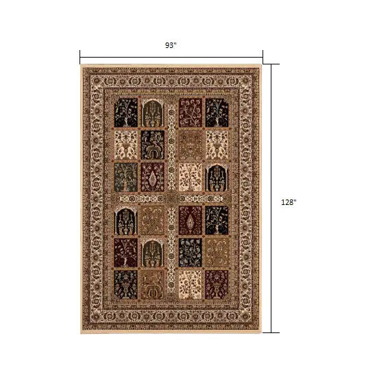 Cream Oriental Area Rug Photo 2