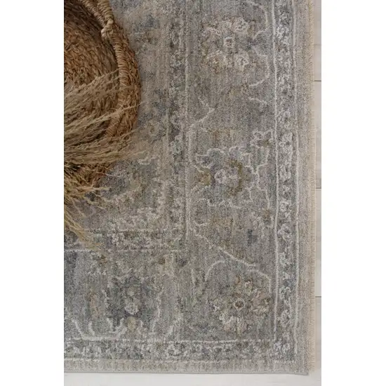 Cream Southwestern Power Loom Stain Resistant Area Rug Photo 3