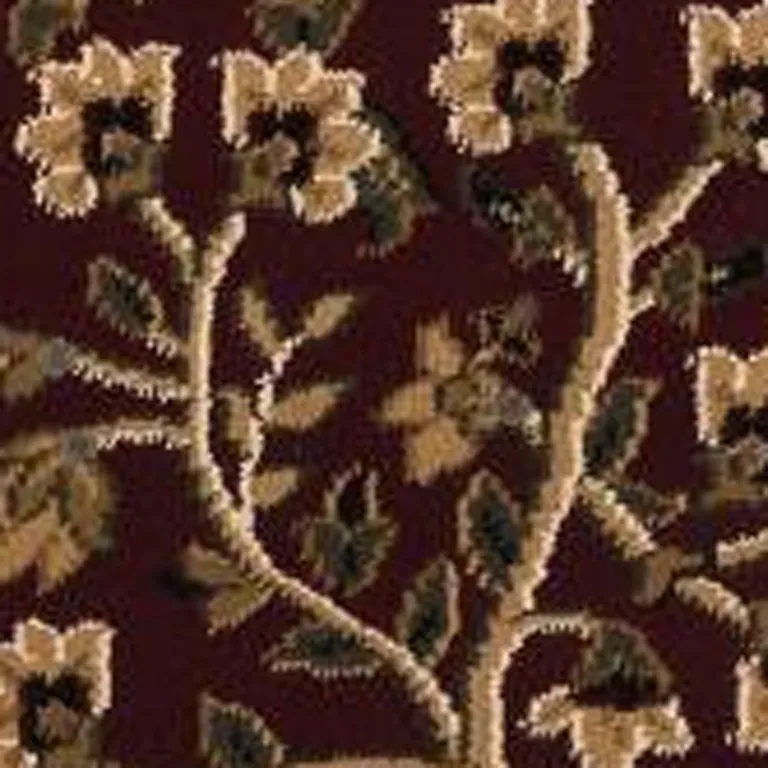 Cream Traditional Decorative Runner Rug Photo 2