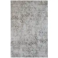 Photo of Cream and Beige Abstract Area Rug