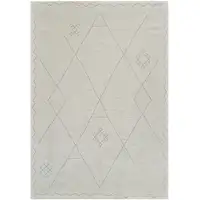 Photo of Cream and Beige Abstract Non Skid Area Rug