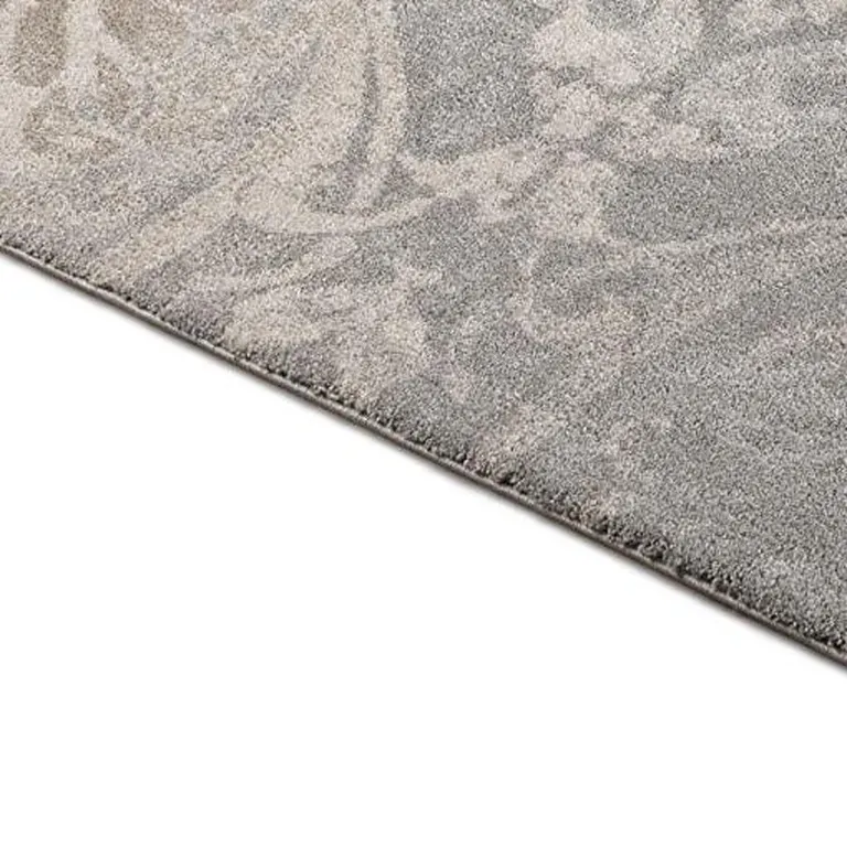 Damask Power Loom Stain Resistant Area Rug Photo 4