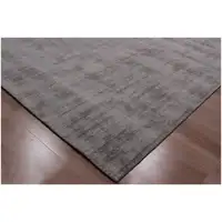 Photo of Dark Brown Hand Loomed Area Rug