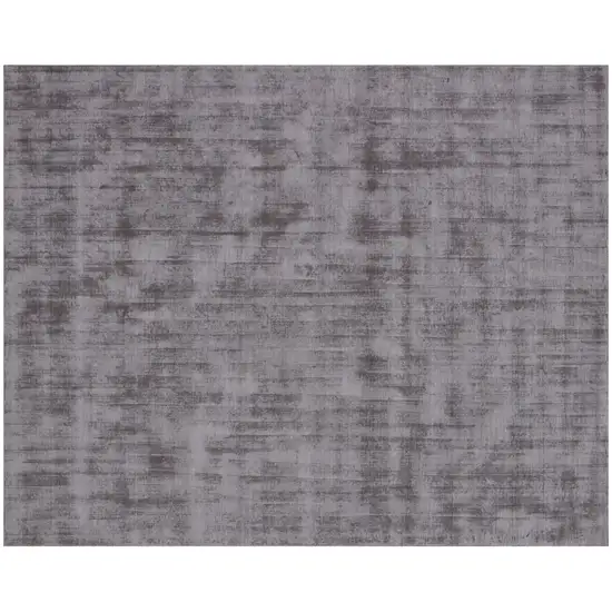 Dark Brown Hand Loomed Area Rug Photo 8