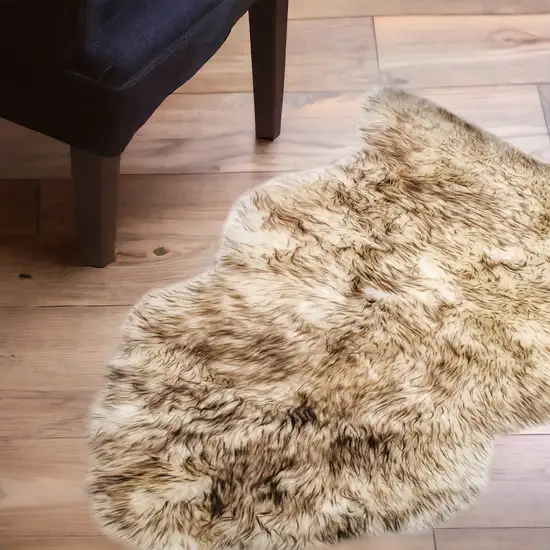 Dark Cream New Zealand Natural Sheepskin Rug Photo 1