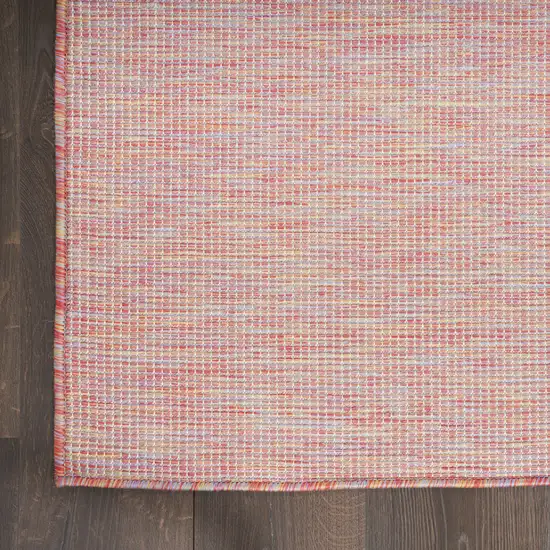 Dark Red Power Loom Area Rug Photo 3