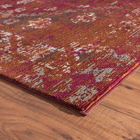 Deep Red Traditional Area Rug Photo 6