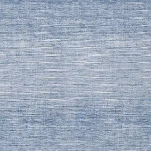 Photo of Denim Blue And Blue Abstract Washable Indoor Outdoor Area Rug