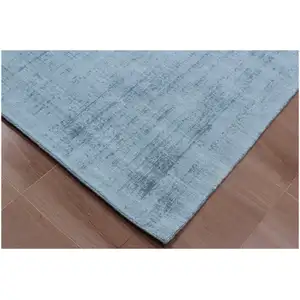 Photo of Denim Blue Hand Loomed Area Rug