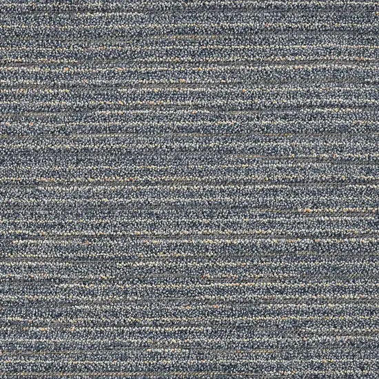 Denim Blue Machine Woven UV Treated Abstract Lines Indoor Outdoor Area Rug Photo 1