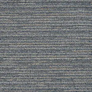 Photo of Denim Blue Machine Woven UV Treated Abstract Lines Indoor Outdoor Area Rug