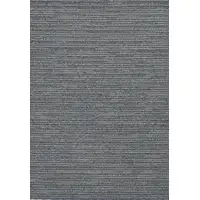 Photo of Denim Blue Machine Woven UV Treated Abstract Lines Indoor Outdoor Area Rug