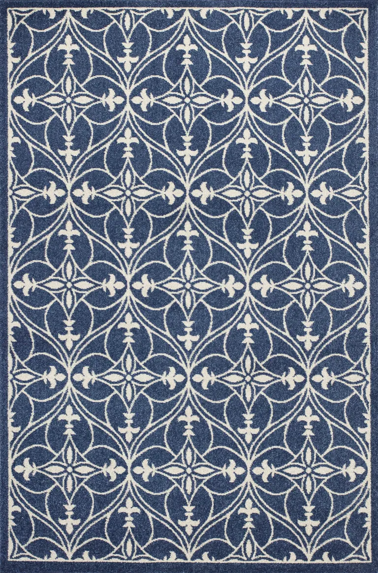 Denim Classical UV Treated Accent Rug Photo 1