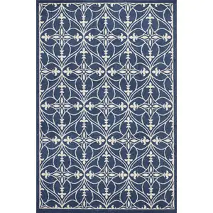 Photo of Denim Classical UV Treated Accent Rug