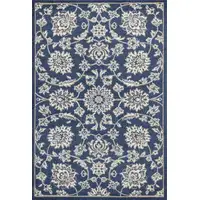 Photo of Denim Floral UV Treated Accent Rug