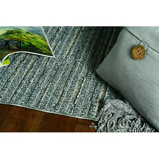 Denim Industrial Runner Rug Photo 3