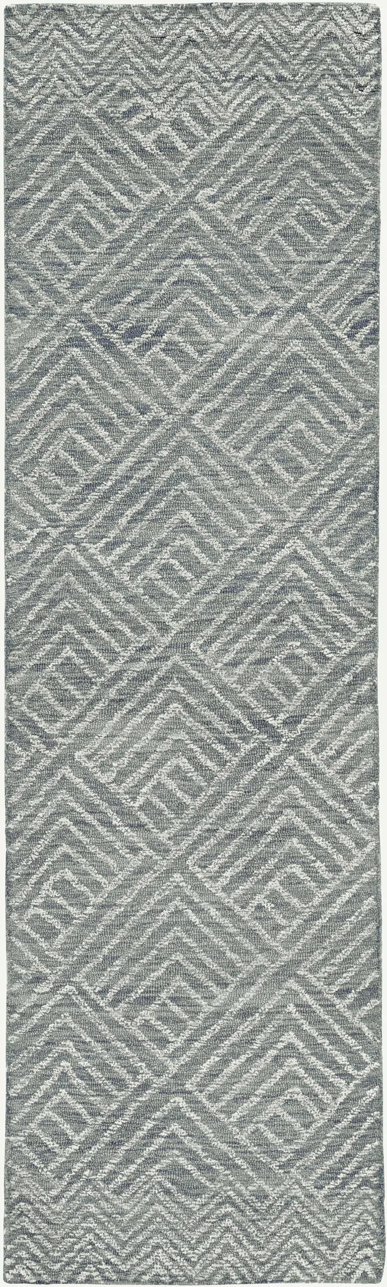 Denim Wool Rug Photo 1