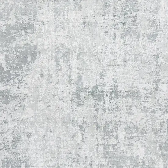 Dew Grey Hand Loomed Abstract Brushstroke Indoor Area Rug Photo 2