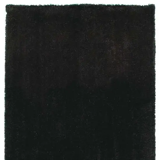 2'X4' Espresso Brown Indoor Shag Rug Photo 6