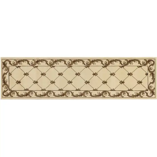 Fleur de Lis Runner Rug Photo 2