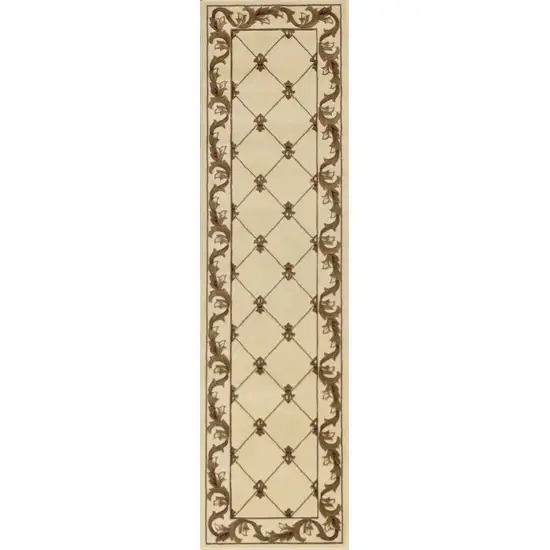 Fleur de Lis Runner Rug Photo 1