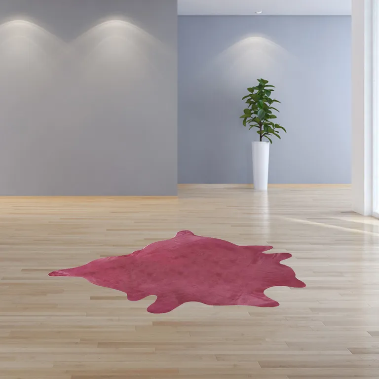 Fuschia Cowhide - Area Rug Photo 4