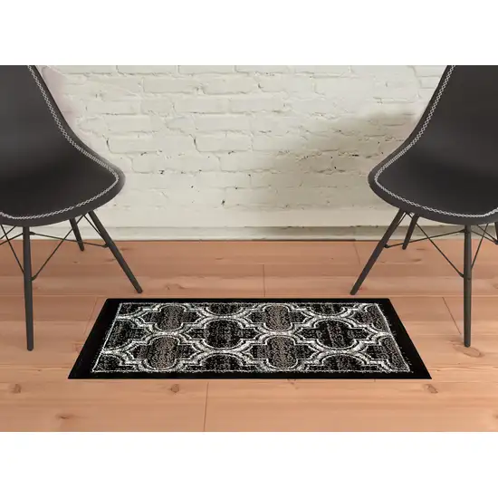 Geometric Stain Resistant Area Rug Photo 5
