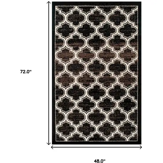 Geometric Stain Resistant Area Rug Photo 6