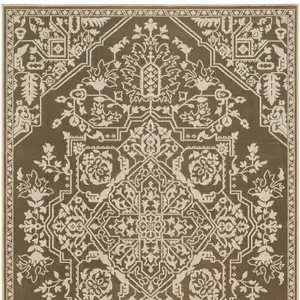 Photo of Gold And Beige Oriental Area Rug