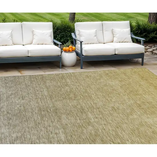 Gold Beige And Taupe Ombre Washable Indoor Outdoor Area Rug Photo 1