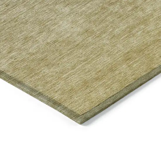 Gold Beige And Taupe Ombre Washable Indoor Outdoor Area Rug Photo 5