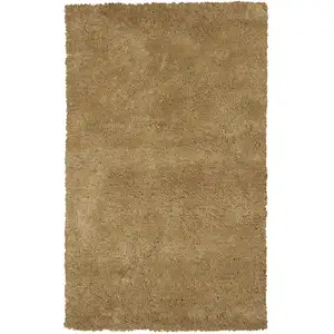 Photo of Gold Indoor Shag Rug