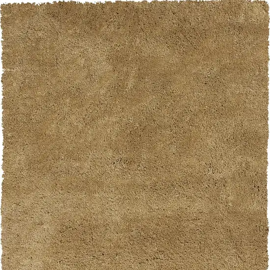 8'X10' Gold Indoor Shag Rug Photo 5