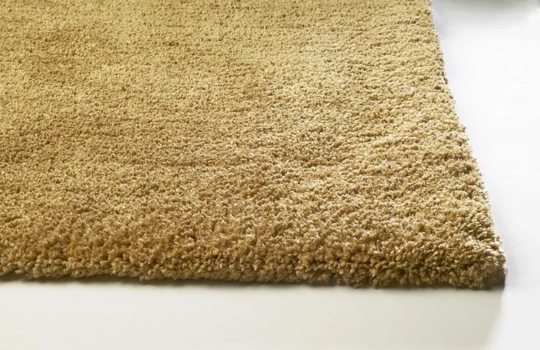 Gold Indoor Shag Rug Photo 4