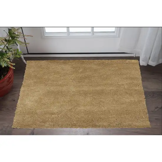 Gold Plain Area Rug Photo 2